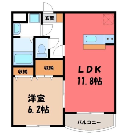 ソレイユの物件間取画像